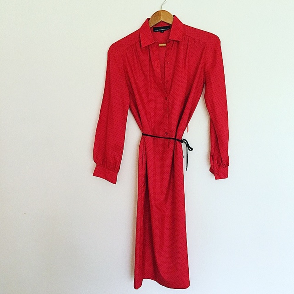 Vintage Lady Manhattan Dress Co polka dot dress